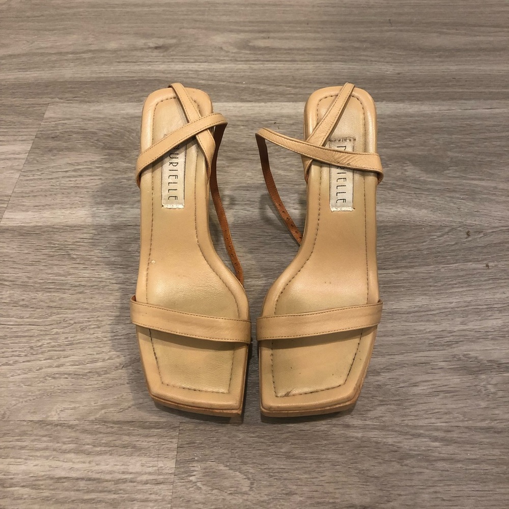 💖HOST PICK💖 Nude Clear Block Heel Sandal